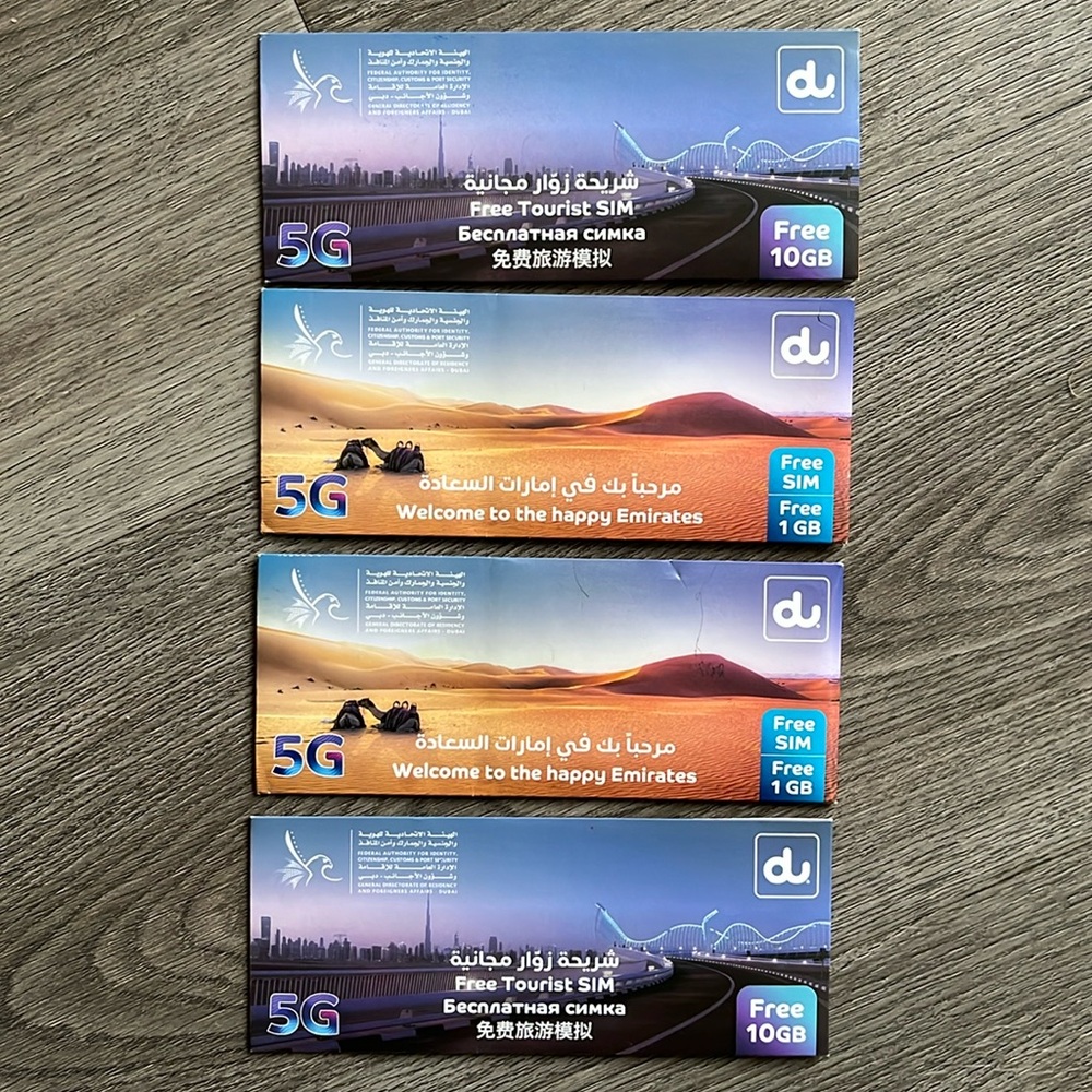 5G du Dubai Sim Cards